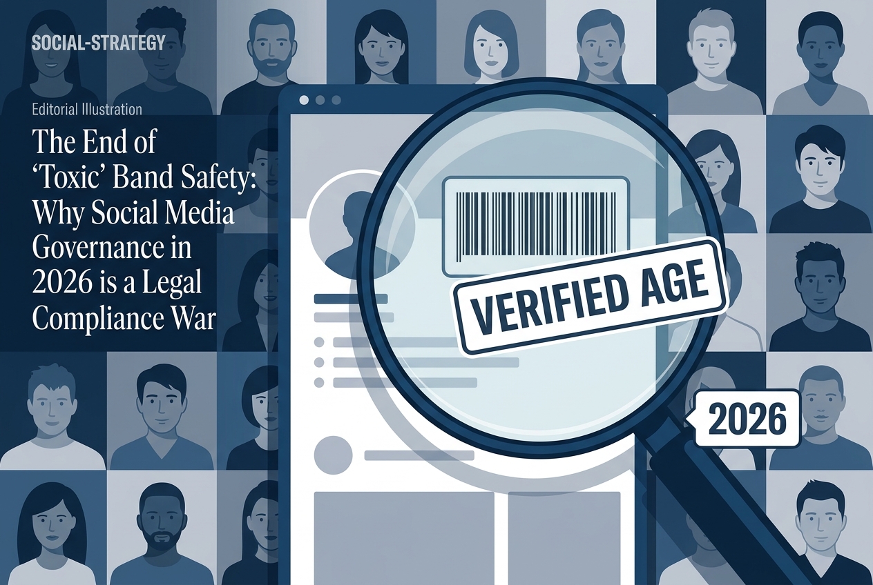 An illustration showing the vetting process for social media creators to ensure audience compliance.