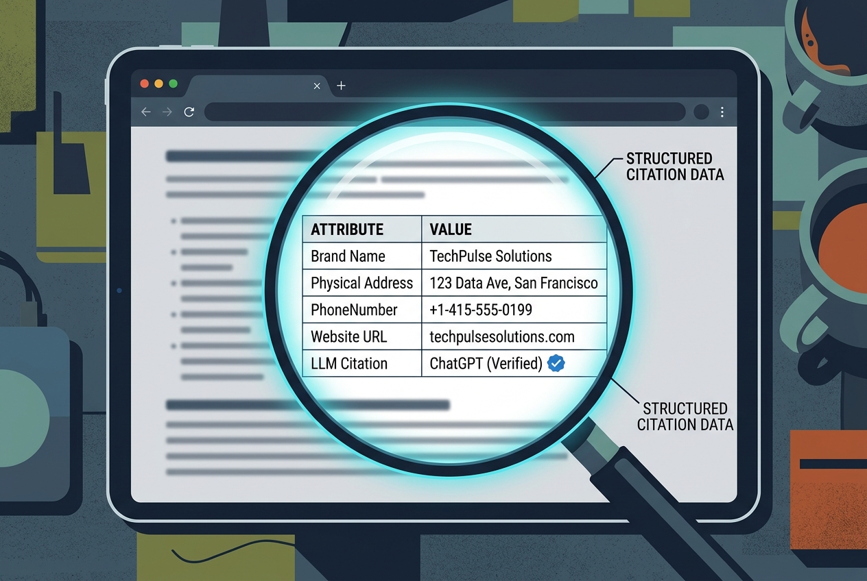 An illustration of an AI model prioritizing structured data tables over unstructured text.